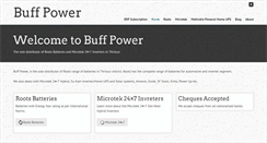 Desktop Screenshot of buffpower.com