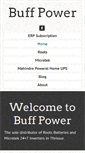 Mobile Screenshot of buffpower.com