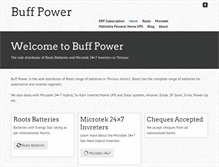 Tablet Screenshot of buffpower.com